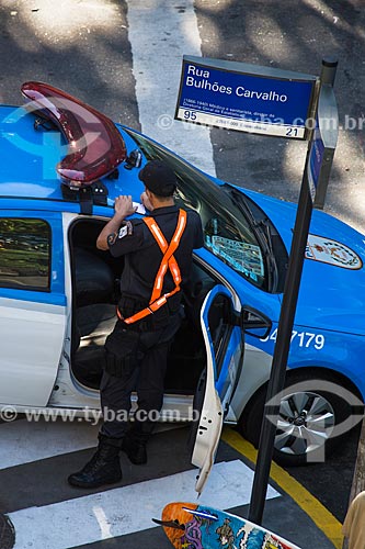  Policing - Bulhoes Carvalho Street  - Rio de Janeiro city - Rio de Janeiro state (RJ) - Brazil