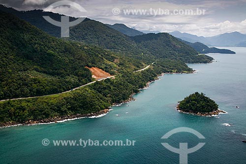  Snippet of Rio-Santos Highway (BR-101) - waterfront near to Mangaratiba city  - Mangaratiba city - Rio de Janeiro state (RJ) - Brazil