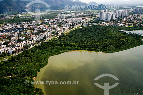  Aerial photo of Marapendi Environmental Protection Area  - Rio de Janeiro city - Rio de Janeiro state (RJ) - Brazil