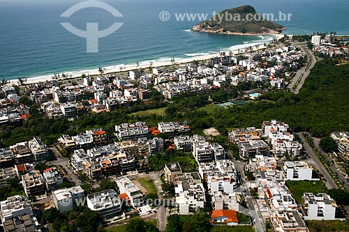  Aerial photo of Recreio dos Bandeirantes Beach waterfront  - Rio de Janeiro city - Rio de Janeiro state (RJ) - Brazil