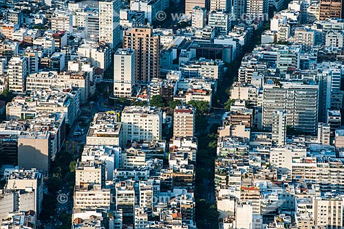  View of Leblon neighborhood buildings from Morro Dois Irmaos (Two Brothers Mountain)  - Rio de Janeiro city - Rio de Janeiro state (RJ) - Brazil