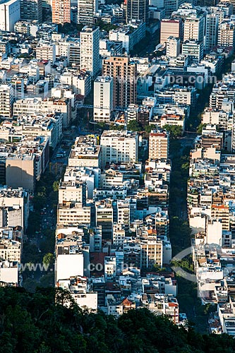  View of Leblon neighborhood buildings from Morro Dois Irmaos (Two Brothers Mountain)  - Rio de Janeiro city - Rio de Janeiro state (RJ) - Brazil