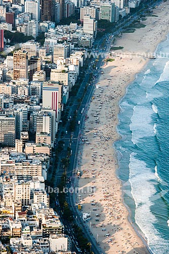  View of Leblon Beach from Morro Dois Irmaos (Two Brothers Mountain)  - Rio de Janeiro city - Rio de Janeiro state (RJ) - Brazil