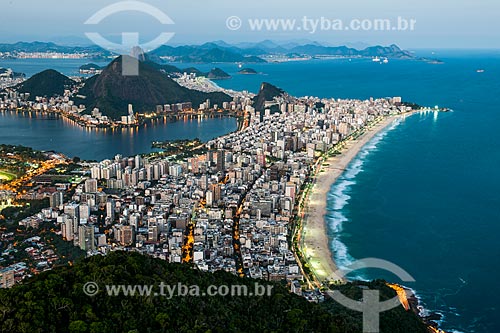  View of Lagoa neighborhood from Morro Dois Irmaos (Two Brothers Mountain)  - Rio de Janeiro city - Rio de Janeiro state (RJ) - Brazil