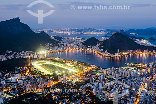  View of Lagoa neighborhood from Morro Dois Irmaos (Two Brothers Mountain)  - Rio de Janeiro city - Rio de Janeiro state (RJ) - Brazil