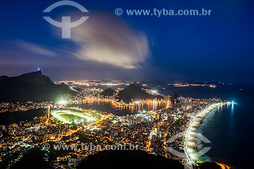  View of Lagoa, Leblon and Ipanema neighborhoods from Morro Dois Irmaos (Two Brothers Mountain)  - Rio de Janeiro city - Rio de Janeiro state (RJ) - Brazil