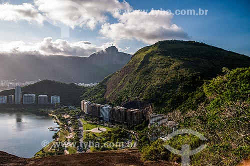  View of Cantagalo Park from Cantagalo Hill trail  - Rio de Janeiro city - Rio de Janeiro state (RJ) - Brazil