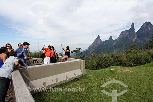  View of Peak of Dedo de Deus - Serra dos Orgaos National Park  - Teresopolis city - Rio de Janeiro state (RJ) - Brazil