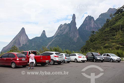  View of Peak of Dedo de Deus - Serra dos Orgaos National Park  - Teresopolis city - Rio de Janeiro state (RJ) - Brazil