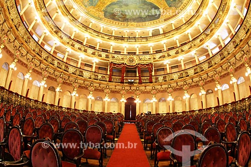  Chairs inside of Amazon Theatre (1896)  - Manaus city - Amazonas state (AM) - Brazil