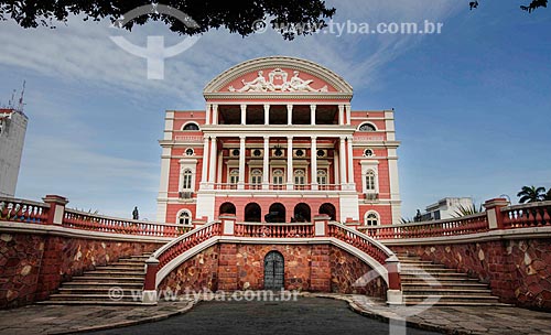  Facade of Amazon Theatre (1896)  - Manaus city - Amazonas state (AM) - Brazil