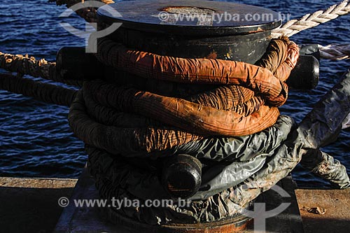  Detail of dock ship - Atlantico Sul Shipyard  - Ipojuca city - Pernambuco state (PE) - Brazil