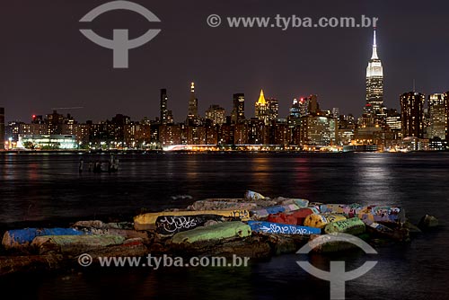  View of Manhattan from Williansburg  - New York city - New York - United States of America