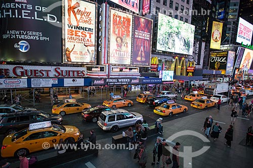 Taxis near of Times Square  - New York city - New York - United States of America