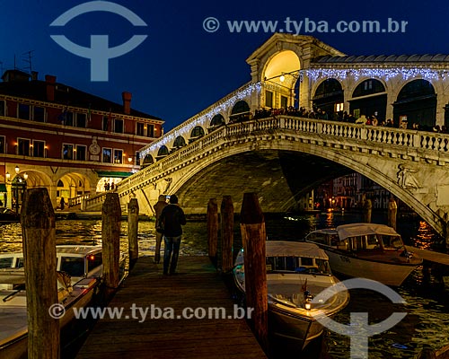  Rialto Bridge on Venice Grand channel  - Venice - Province of Venice - Italy