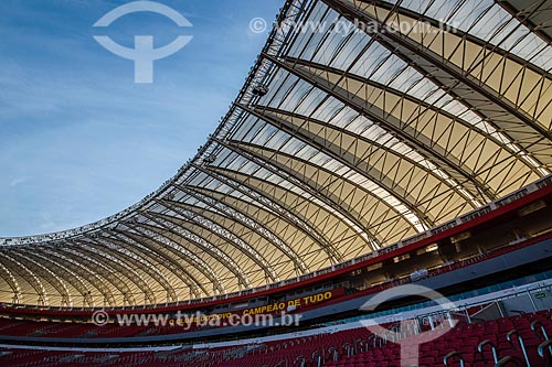  General view of roof of Jose Pinheiro Borda Stadium (1969) - also known as Beira-Rio - after the reforms for the World Cup in Brazil  - Porto Alegre city - Rio Grande do Sul state (RS) - Brazil