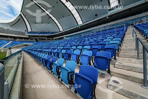  Chairs inside of Arena das Dunas (Dunes Arena) - 2014 - after the construction for the World Cup in Brazil  - Natal city - Rio Grande do Norte state (RN) - Brazil