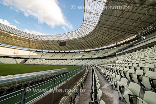  Inside of Governator Placido Castelo Stadium (1973) - also known as Castelao - after the reforms for the World Cup in Brazil  - Fortaleza city - Ceara state (CE) - Brazil