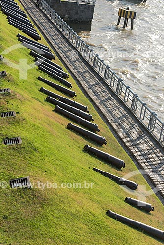  Cannons of Castle Fort of the Holy Christ (1616) - also known as Castle fort or Presepio Fort  - Belem city - Para state (PA) - Brazil