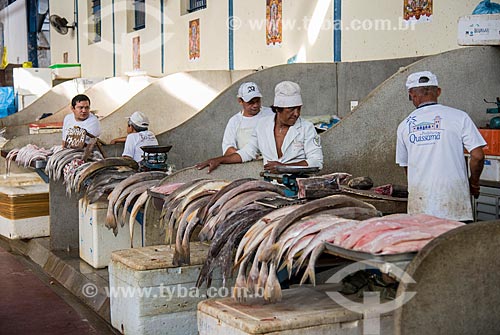  Fish on sale inside of Ver-o-peso Market  - Belem city - Para state (PA) - Brazil
