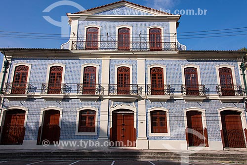  Facade of house that now houses the Historical and Geographical Institute of Para  - Belem city - Para state (PA) - Brazil