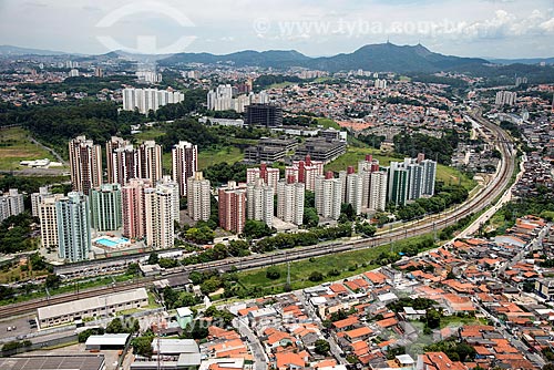  Aerial photo of buildings - Piqueri neighborhood near to Piqueri Station of Sao Paulo Subway  - Sao Paulo city - Sao Paulo state (SP) - Brazil