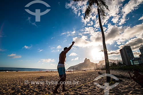  Slackline - Ipanema Beach  - Rio de Janeiro city - Rio de Janeiro state (RJ) - Brazil