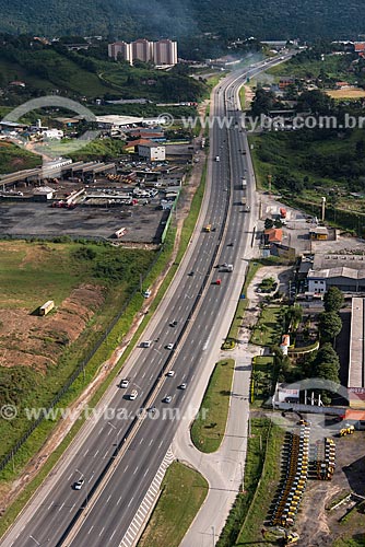  Aerial photo of Fernao Dias Highway (BR-381)  - Guarulhos city - Sao Paulo state (SP) - Brazil