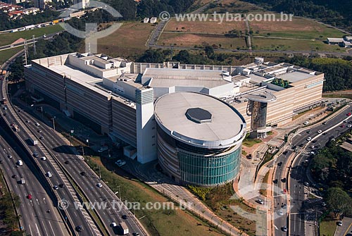  Aerial photo of Tiete Plaza Mall with the Marginal Tiete  - Sao Paulo city - Sao Paulo state (SP) - Brazil