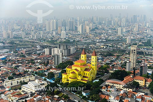  Aerial photo of Nossa Senhora da Penha Basilica  - Sao Paulo city - Sao Paulo state (SP) - Brazil