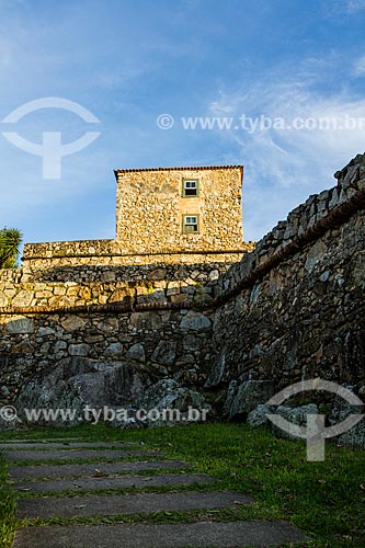  Facade of Sao Jose da Ponta Grossa Fortress (XVIII century)  - Florianopolis city - Santa Catarina state (SC) - Brazil