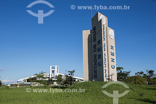  Entrance of National Nuclear Energy Commission (CNEN) headquarters  - Abadia de Goias city - Goias state (GO) - Brazil