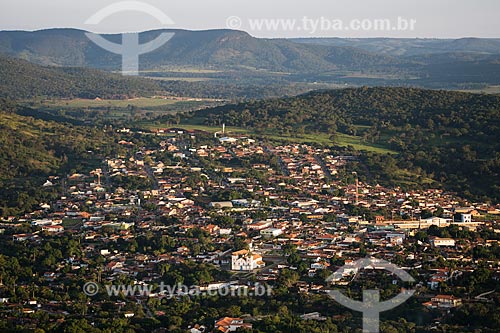  General view of Pirenopolis city from Frota Hill - Pireneus Mountain Range  - Pirenopolis city - Goias state (GO) - Brazil