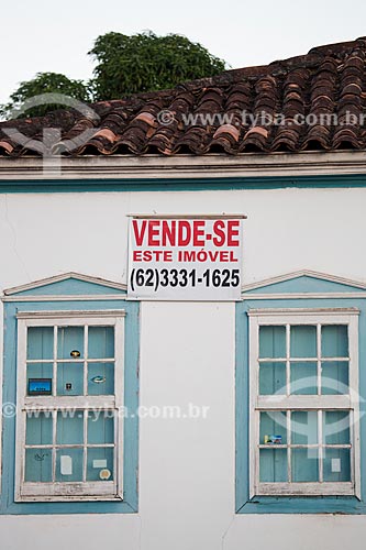  Historic houses with sale plaque  - Pirenopolis city - Goias state (GO) - Brazil