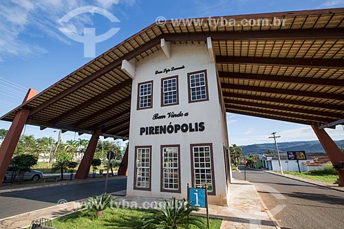  Portico of Pirenopolis city  - Pirenopolis city - Goias state (GO) - Brazil