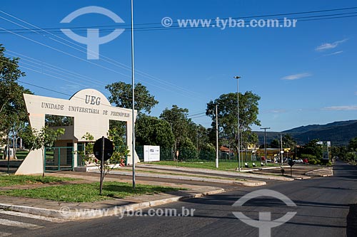  Entrance of University Campus of Pirenopolis city - State University of Goias (UEG)  - Pirenopolis city - Goias state (GO) - Brazil