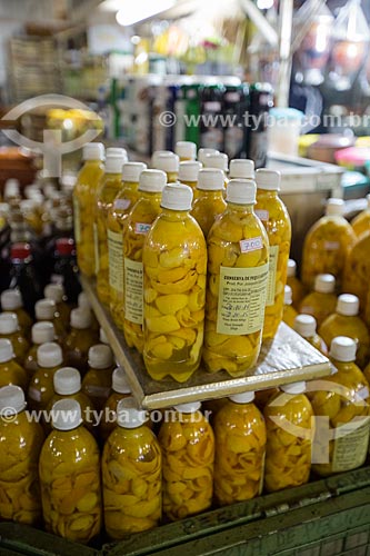  Pickled pequi to sale - Carlos de Pina Municipal Market  - Anapolis city - Goias state (GO) - Brazil