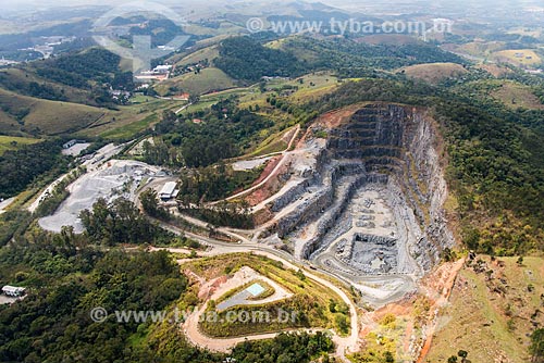  Aerial photo of quarry - Santa Isabel city  - Santa Isabel city - Sao Paulo state (SP) - Brazil