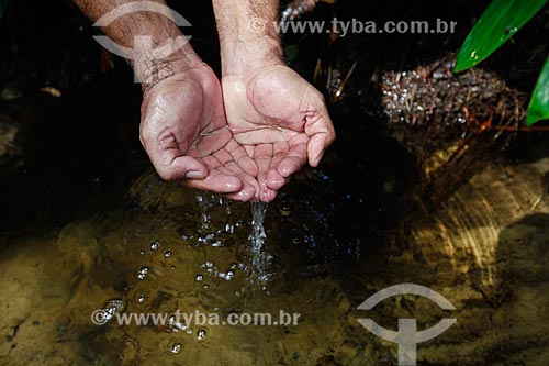  Source of water - Mindu Municipal Park  - Manaus city - Amazonas state (AM) - Brazil