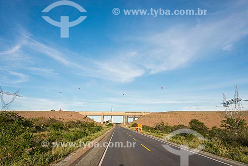  Aqueduct of the Project of Integration of Sao Francisco River over BR-232 highway  - Floresta city - Pernambuco state (PE) - Brazil