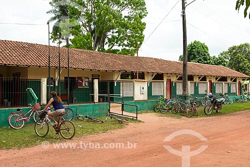 Bikes opposite to Municipal Elementary School - inner city of Belterra city  - Belterra city - Para state (PA) - Brazil