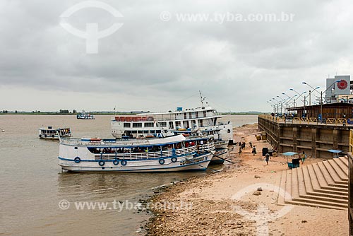  Boats berthed - Santarem Port  - Santarem city - Para state (PA) - Brazil