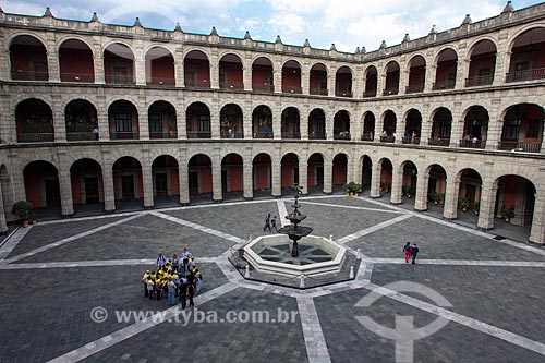 Courtyard inside of Palacio Nacional (National Palace) - headquarters of government of Mexico  - Mexico city - Federal District - Mexico