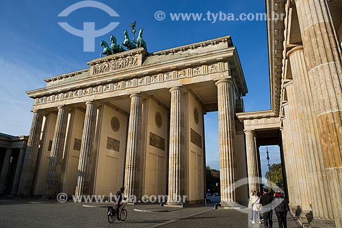  Brandenburg Gate (XVIII century)  - Berlin city - Berlin state - Germany