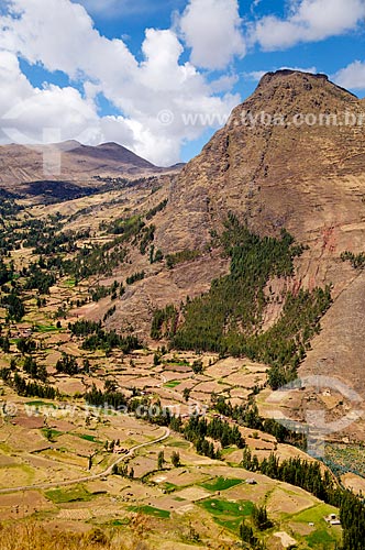  View of Sacred Valley of the Incas region of Pisac city  - Pisac city - Cusco Department - Peru