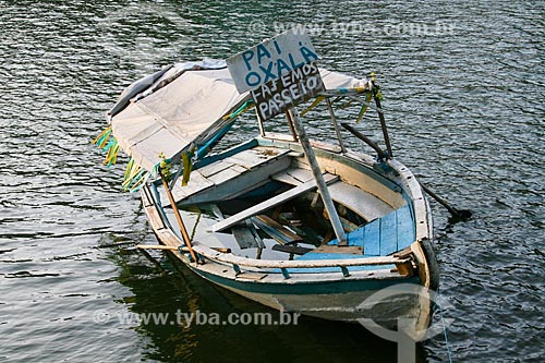  Boat - Tororo Dike  - Salvador city - Bahia state (BA) - Brazil