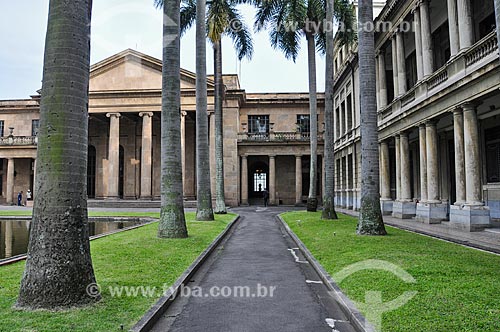  Internal garden of the Itamaraty Palace (1854) - old Ministry of External Relations, current headquartes of the representative office of same ministry in Rio de Janeiro  - Rio de Janeiro city - Rio de Janeiro state (RJ) - Brazil