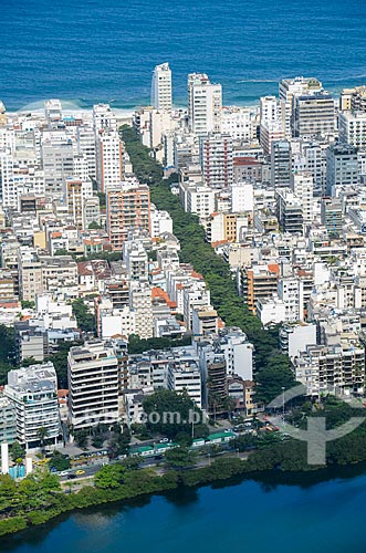  View of buildings of Ipanema neighborhood from Cabritos Mountain (Kid Goat Mountain)  - Rio de Janeiro city - Rio de Janeiro state (RJ) - Brazil