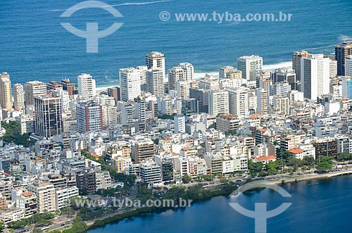  View of buildings of Ipanema neighborhood from Cabritos Mountain (Kid Goat Mountain)  - Rio de Janeiro city - Rio de Janeiro state (RJ) - Brazil