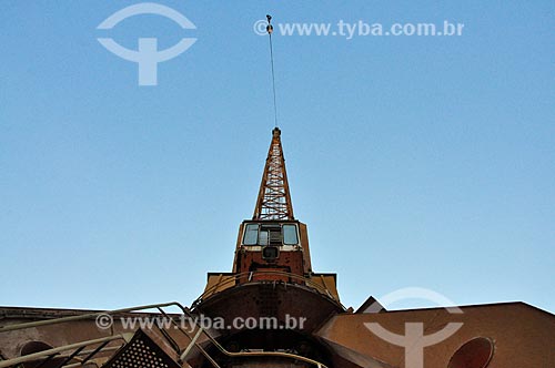  Detail of crane of Pier Maua  - Rio de Janeiro city - Rio de Janeiro state (RJ) - Brazil